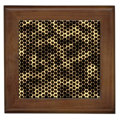 Honeycomb Beehive Nature Framed Tiles by Mariart