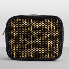 Honeycomb Beehive Nature Mini Toiletries Bag (one Side) by Mariart