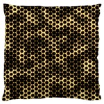 Honeycomb Beehive Nature Standard Flano Cushion Case (Two Sides) Front