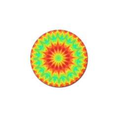 Kaleidoscope Background Mandala Red Green Golf Ball Marker by Mariart