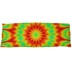 Kaleidoscope Background Mandala Red Green Body Pillow Case (dakimakura) by Mariart