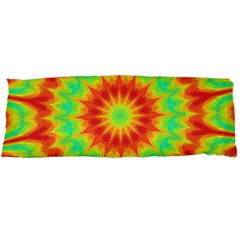 Kaleidoscope Background Mandala Red Green Body Pillow Case Dakimakura (two Sides) by Mariart