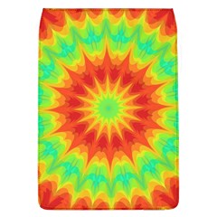 Kaleidoscope Background Mandala Red Green Removable Flap Cover (l) by Mariart