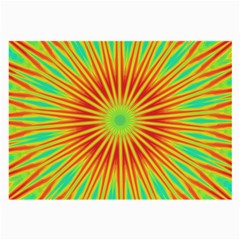 Kaleidoscope Background Mandala Red,green Sun Large Glasses Cloth by Mariart