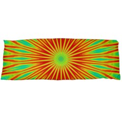 Kaleidoscope Background Mandala Red,green Sun Body Pillow Case (dakimakura) by Mariart