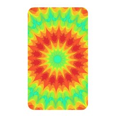 Kaleidoscope Background Red Yellow Memory Card Reader (rectangular) by Mariart