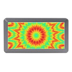 Kaleidoscope Background Red Yellow Memory Card Reader (mini) by Mariart