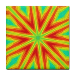 Kaleidoscope Background Star Tile Coasters by Mariart