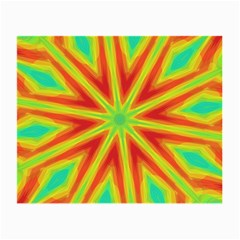 Kaleidoscope Background Star Small Glasses Cloth by Mariart