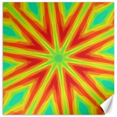 Kaleidoscope Background Star Canvas 12  X 12  by Mariart