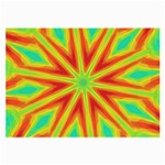 Kaleidoscope Background Star Large Glasses Cloth Front