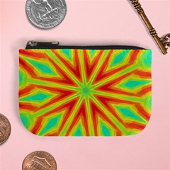 Kaleidoscope Background Star Mini Coin Purse by Mariart