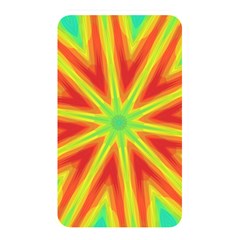 Kaleidoscope Background Star Memory Card Reader (rectangular) by Mariart