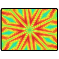 Kaleidoscope Background Star Fleece Blanket (large)  by Mariart