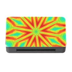 Kaleidoscope Background Star Memory Card Reader With Cf by Mariart