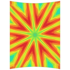 Kaleidoscope Background Star Back Support Cushion by Mariart