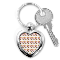 Autumn Leaves Key Chains (heart)  by Mariart