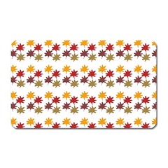 Autumn Leaves Magnet (rectangular) by Mariart