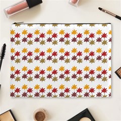 Autumn Leaves Cosmetic Bag (xl) by Mariart