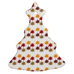 Autumn Leaves Ornament (christmas Tree)  by Mariart