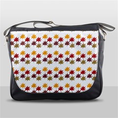 Autumn Leaves Messenger Bag by Mariart