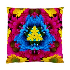 Flowers Kaleidoscope Mandala Standard Cushion Case (one Side) by Mariart