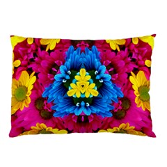 Flowers Kaleidoscope Mandala Pillow Case by Mariart