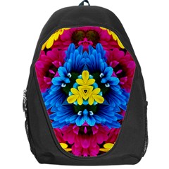 Flowers Kaleidoscope Mandala Backpack Bag by Mariart