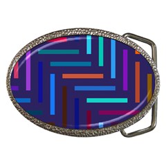 Line Background Abstract Belt Buckles by Mariart