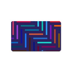 Line Background Abstract Magnet (name Card) by Mariart