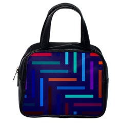 Line Background Abstract Classic Handbag (one Side) by Mariart