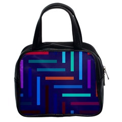 Line Background Abstract Classic Handbag (two Sides) by Mariart