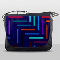 Line Background Abstract Messenger Bag by Mariart