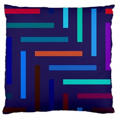 Line Background Abstract Standard Flano Cushion Case (two Sides) by Mariart