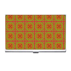 Western Pattern Backdrop Business Card Holder by Mariart