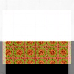 Western Pattern Backdrop Rectangular Jigsaw Puzzl by Mariart