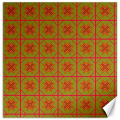 Western Pattern Backdrop Canvas 12  X 12  by Mariart