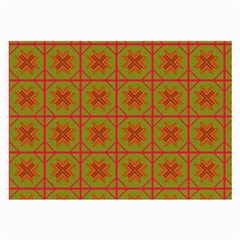 Western Pattern Backdrop Large Glasses Cloth (2-side) by Mariart