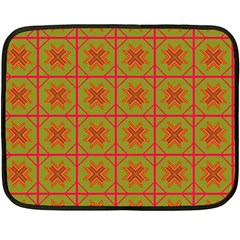 Western Pattern Backdrop Fleece Blanket (mini) by Mariart