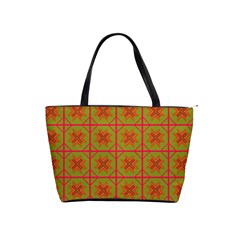 Western Pattern Backdrop Classic Shoulder Handbag by Mariart