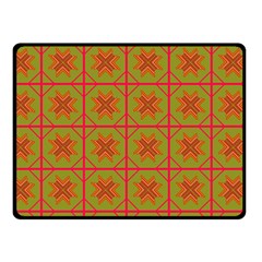 Western Pattern Backdrop Fleece Blanket (small) by Mariart