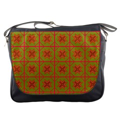 Western Pattern Backdrop Messenger Bag by Mariart