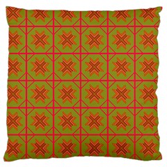 Western Pattern Backdrop Large Cushion Case (one Side) by Mariart