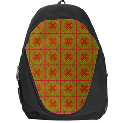 Western Pattern Backdrop Backpack Bag by Mariart