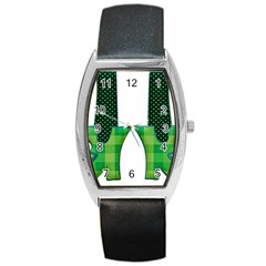 Saint Patrick S Day March Barrel Style Metal Watch by Mariart