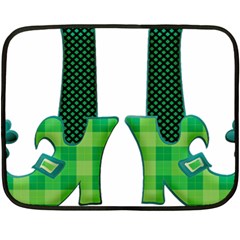 Saint Patrick S Day March Fleece Blanket (mini) by Mariart