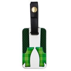 Saint Patrick S Day March Luggage Tags (one Side)  by Mariart