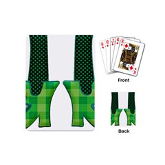 Saint Patrick S Day March Playing Cards (mini) by Mariart