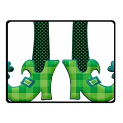 Saint Patrick S Day March Double Sided Fleece Blanket (small)  by Mariart