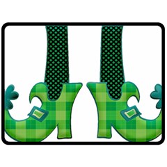 Saint Patrick S Day March Double Sided Fleece Blanket (large)  by Mariart